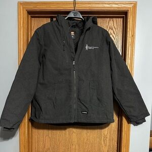 Women's Berne heathered duck hooded jacket